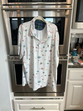 William Murray Golf  Polo with agua caliente tequila theme XL GUC